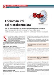 EnemmÃ¤n irti sql-tietokannoista - MikroPC