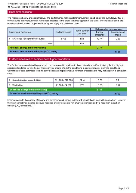 Energy Performance Certificate - Expert Agent