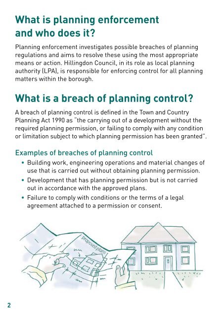 A guide to planning enforcement - London Borough of Hillingdon