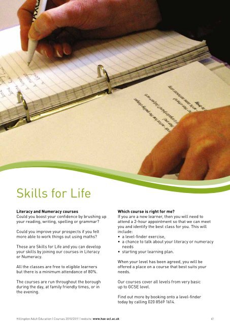 London Borough of Hillingdon Hillingdon Adult Education