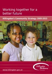 Working together for a better future - London Borough of Hillingdon