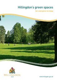 Green spaces booklet - London Borough of Hillingdon