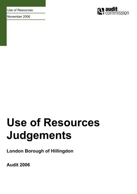 Supplementary A - London Borough of Hillingdon