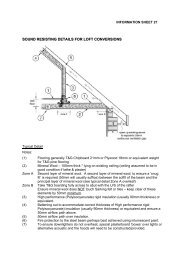 sound resisting details for loft conversions