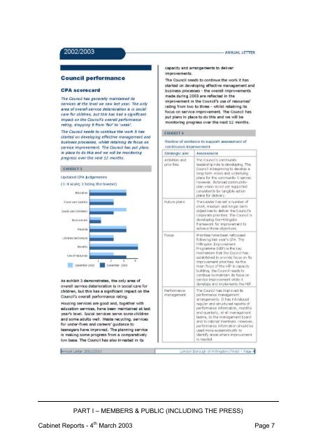 Report - London Borough of Hillingdon