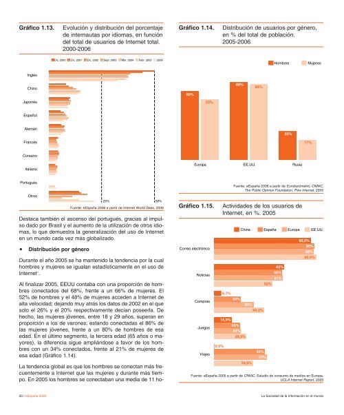 Informe eEspaÃ±a 2006 - FundaciÃ³n Orange