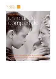 'un mundo compartido' (PDF) - FundaciÃ³n Orange