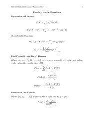 Equation Sheet