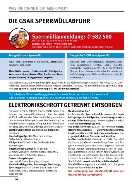 Das Krefelder Entsorgungsmagazin 2012 - EGN ...