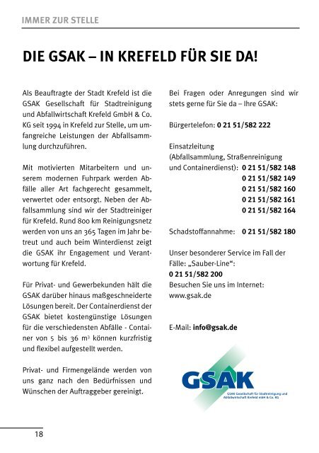 Das Krefelder Entsorgungsmagazin 2012 - EGN ...