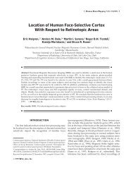 Location of human face-selective cortex with ... - Purdue University