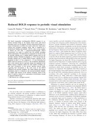 Reduced BOLD response to periodic visual ... - Purdue University