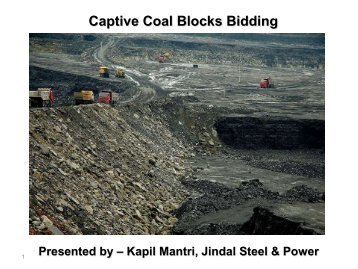By Shri Kapil Mantri, EA to Chairman, Jindal Steel & Power - Infraline