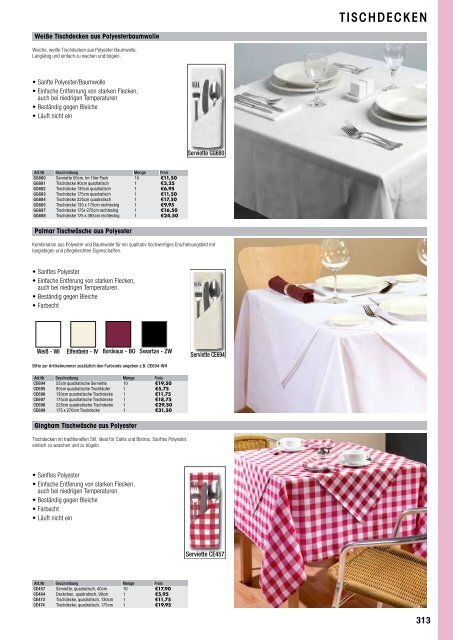 Catalog 2014/2015 Hospitality Non-Food Services