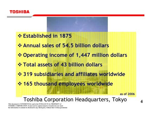 Toshiba Hydro Power - Infraline