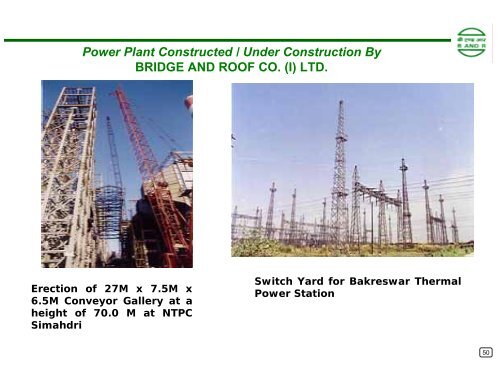 BRIDGE AND ROOF CO. (INDIA) LIMITED - Infraline