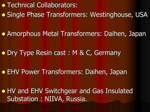 distribution transformers - Infraline