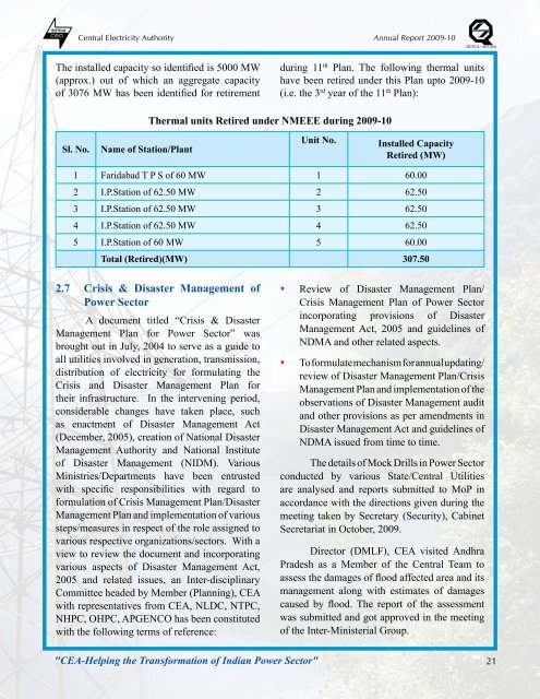 thermal power development - Infraline