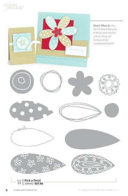 in Fall/Winter Preview). - Stampin' Up!