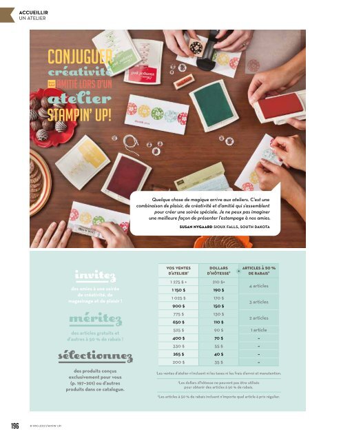 Le catalogue - Stampin' Up!