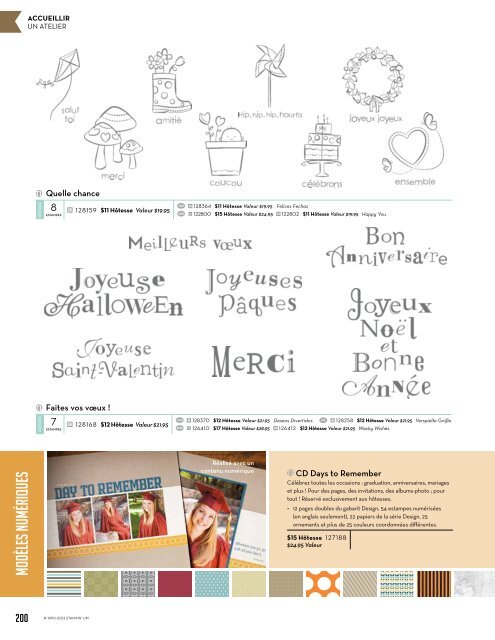 Le catalogue - Stampin' Up!