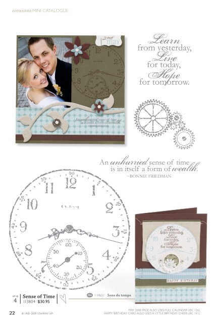 Download the Occasions Mini Catalogue - Stampin' Up!