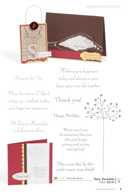 Download the Occasions Mini Catalogue - Stampin' Up!