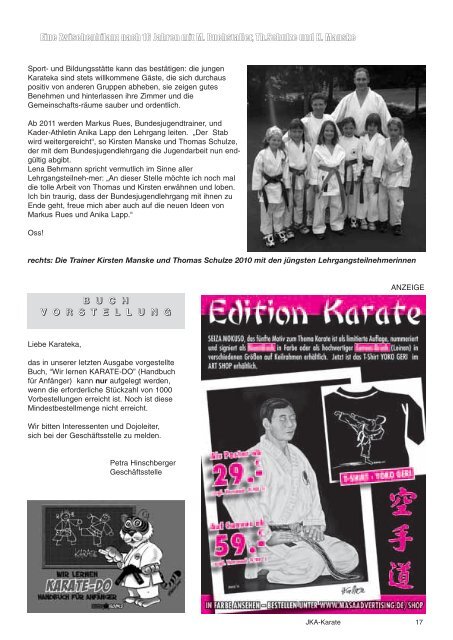 JKA Heft 4-2010-wd - Deutscher JKA-Karate-Bund e.V.