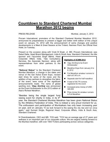 The 4th Standard Chartered Mumbai Marathon