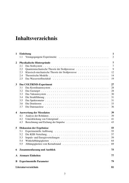 Transferionisation in schnellen D -H2 -Stößen - Goethe-Universität