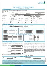 Account Opening Form Uae New Standard Chartered Bank
