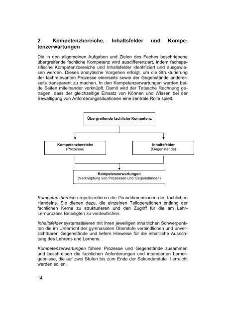 Kernlehrplan Geographie SII - Standardsicherung NRW