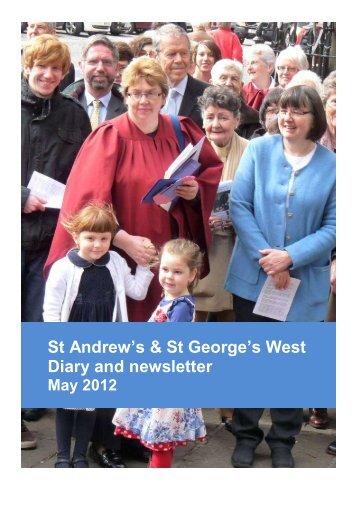 St Andrew's & St George's West Diary and newsletter