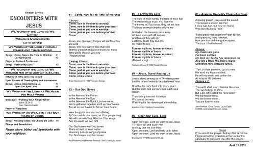 Order Of Church Service Template from img.yumpu.com