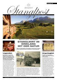 StangLwirt im EinkLang mit dEr natUr - Bio- und Wellnesshotel ...