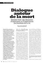 Dialogue autour de la mort - Stanislav Grof