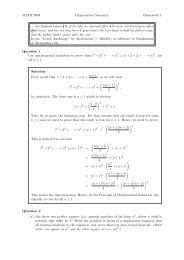 MATH 3094 Diophantine Geometry Homework 1 ... his boyhood ...
