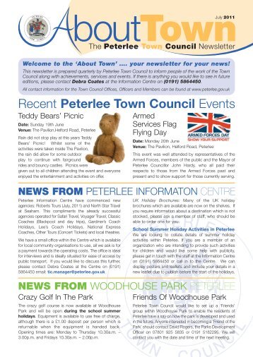 P54268 About Town - Parish and Town Council Websites - Durham ...