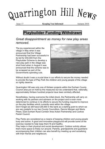 Quarrington Hill News September 2010.pdf - Parish and Town ...