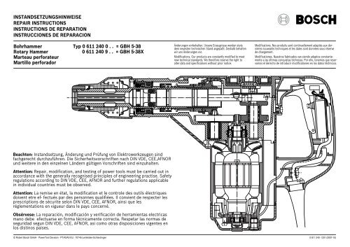 INSTANDSETZUNGSHINWEISE REPAIR INSTRUCTIONS ... - BrioBit