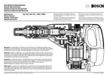 INSTANDSETZUNGSHINWEISE REPAIR INSTRUCTIONS ... - BrioBit