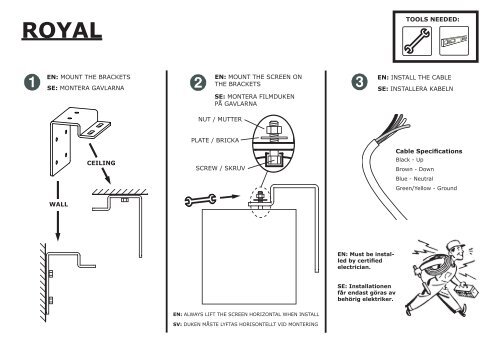 mount the brackets en - Draper Group Ltd