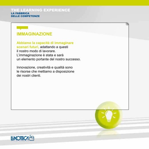 Catalogo formazione - Luxottica