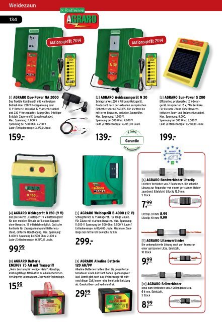 Raiffeisen-Markt Frühjahr/Sommer-Katalog 2014