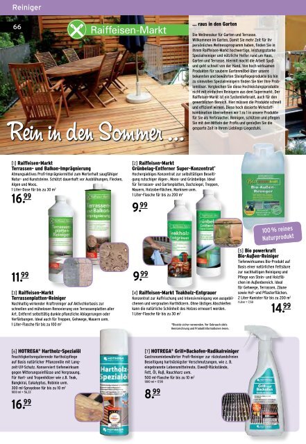 Raiffeisen-Markt Frühjahr/Sommer-Katalog 2014