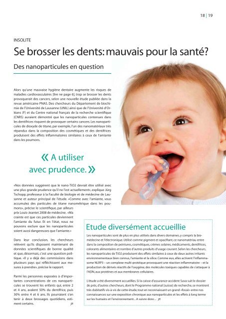 Assurance dentaire: vraiment utile? - dental suisse