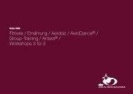 Fitness / ErnÃ¤hrung / Aerobic / AeroDanceÂ® / Group ... - Star Education