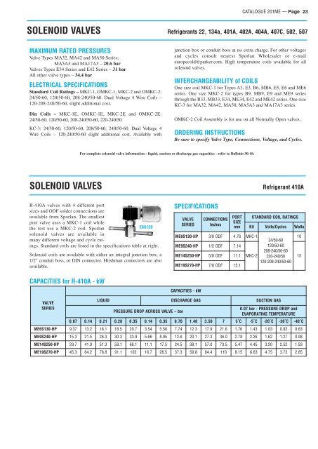 CATALOGUE 201ME JANUARY 2004