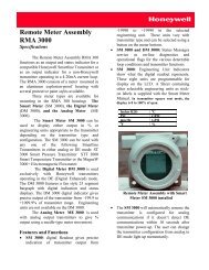 Remote Meter Assembly RMA 3000