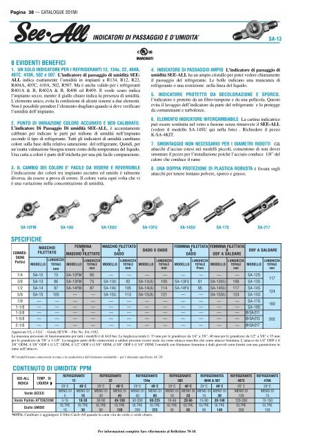 VALVOLE D'ESPANSIONE TERMOSTATICHE